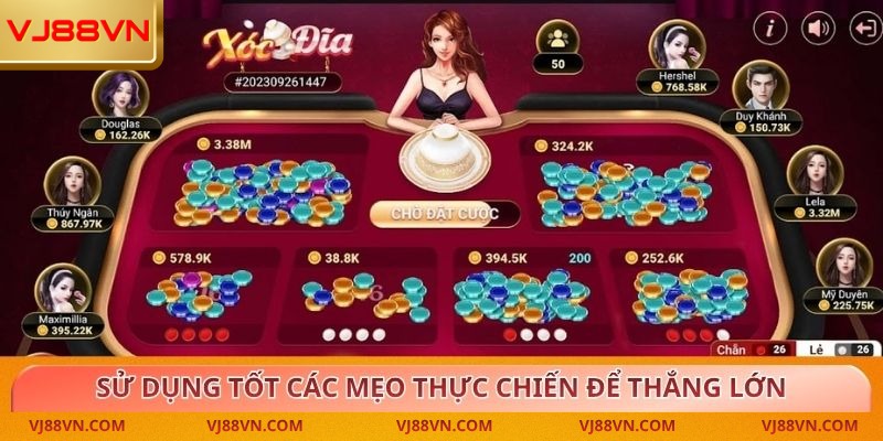 Xóc đĩa VJ88 – Hướng dẫn chơi và chiến thuật thắng chuẩn xác