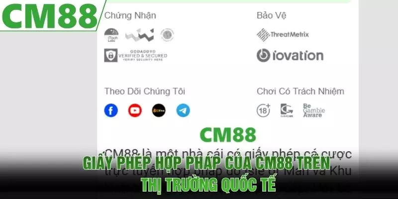Giấy Phép Hoạt Động CM88 | Minh Bạch Và Hợp Pháp