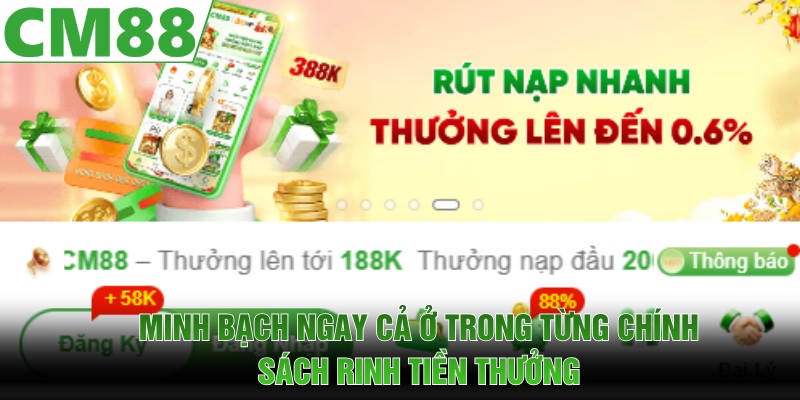 Khuyến Mãi CM88 | Cơ Hội Tăng Vốn Cược Không Giới Hạn